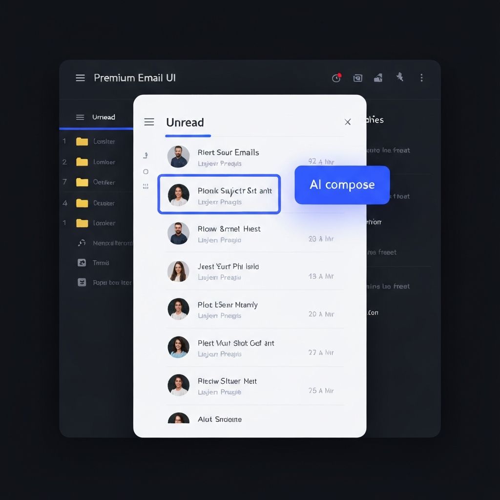 Actiois Mail interface